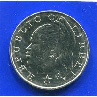 Либерия 25 центов 2000 UNC