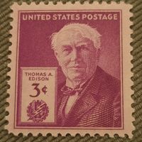 США 1947. 100 летие Томаса Эдисона. Полная серия