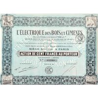 L'Electrique des Bois et Ciments, Париж, 1928 г.