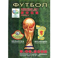 Программа Беларусь - Шотландия. Чемпионат мира 2006.
