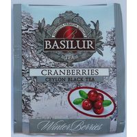 Чай Basilur Cranberries (черный с ароматом клюквы) 1 пакетик