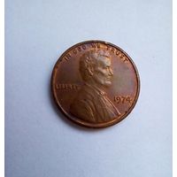 США 1 цент 1974 г