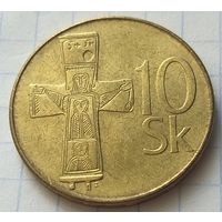 Словакия 10 крон, 1993     ( 3-2-5 )