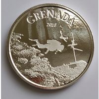 Восточные Карибы 2018 серебро (1 oz) "Гренада"