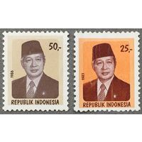 Марки Индонезии 1983-86г. Президент Сухарто
