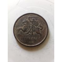 Литва 10 центов 1998 год