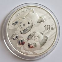 Китай 2022 серебро (1 oz) "Панда"
