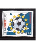 Австрия-2008(Мих.2714)  ** , Спорт, ЧЕ-2008 по футболу,