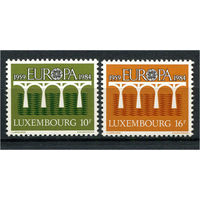 Люксембург - 1984 - Европа (C.E.P.T.) - (на клее у номинала 16 небольшое пятно) - [Mi. 1098-1099] - полная серия - 2 марки. MNH.  (Лот 175AD)
