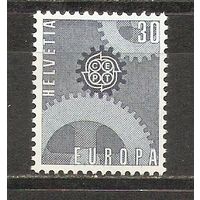 КГ Швейцария 1967 Европа септ