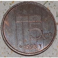 Нидерланды 5 центов, 1993 (14-12-43)