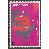 Багамы. 100 лет Всемирному Почтовому Союзу. 1974г. Mi#367.