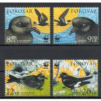 Буревестники Форерские острова (Дания) 2005 год серия из 4-х марок