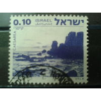 Израиль 1977 Стандарт, ландшафт Михель-1,0 евро гаш