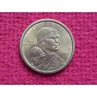 США 1 доллар 2000 г. D