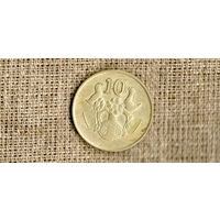 Кипр 10 центов 1992 /фауна//(ON)