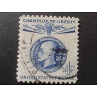 США 1960 президент Чехословакии Т. Масарик Чемпион Свободы