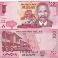 Малави 100 Квача 2020 UNC П1-101