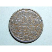 Нидерланды 2 1/2 цента 1912г.
