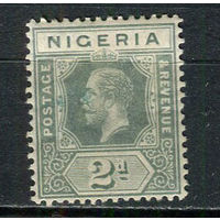 Британские колонии - Нигерия - 1914/1927 - Король Георг V 2Р - [Mi.3a] - 1 марка. Гашеная.  (Лот 65Dj)