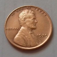 1 цент, США 1939 г.
