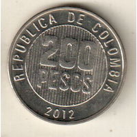 Колумбия 200 песо 2012