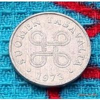 Финляндия 1 пенни 1973 года