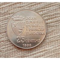 Werty71 Андорра 25 сантимов 1995 50 лет Продовольственной программе FAO