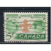 GB Доминион Канада 1955 8-й Международный скаутский слет Ниагара на озере Онтарио #305