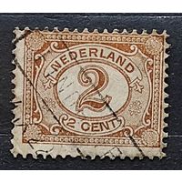 Нидерланды, 1м стандарт 2с 1899г