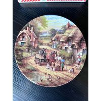 Коллекционная тарелка Wedgwood Bone China Limited Edition plate 'Early Morning Milk' by Chris Howells (Англия)