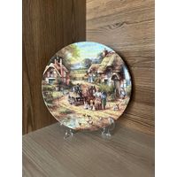 Коллекционная тарелка Wedgwood Bone China Limited Edition plate 'Early Morning Milk' by Chris Howells (Англия)