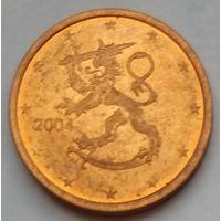 Финляндия 2 евроцента 2004 г.