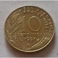 10 сантим, Франция 1997 г.