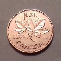 1 цент, Канада 1980 г.