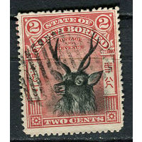 Северное Борнео (Британский протекторат) - 1897 - Олень 2С - [Mi.70] - 1 марка. Гашеная.  (Лот 53Eu)-T5P6