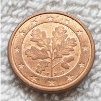 1 евроцент 2002 F Германия #03