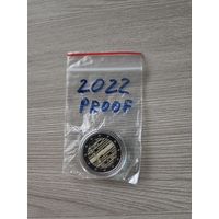 Монета Словения PROOF 2 евро 2022 Йоже Плечник Капсула