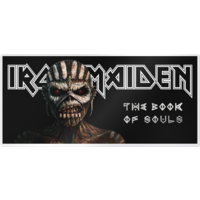 Острова Кука 1 доллар 2024г. Skyline Dollar "Iron Maiden – The Book of Souls". Купюра в пластиковом слабе. Серебро 5гр.