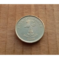 Уганда, 500 шиллингов 2008 г., состояние