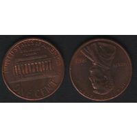 США km201b 1 цент 1995 год (-) (f2