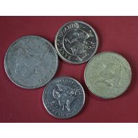 Уганда. 4 монеты