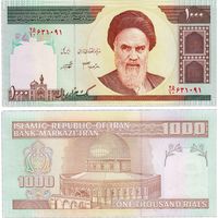 Иран 1000 риалов  2005 год    UNC