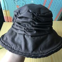 Шляпа красивая 56 т. коричневая текстиль