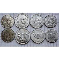 Индонезия набор 4 монеты 2016 UNC