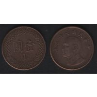 Тайвань y551 1 доллар 1984 год (73) (f