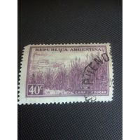 Аргентина. Сахарный тростник. 1949г. гашеная