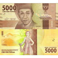 Индонезия 5000 Рупий 2016 UNC П1-118