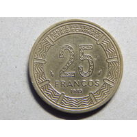 Экваториальная Гвинея 25 франков 1985г.