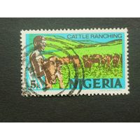 Нигерия 1973. Стандартный выпуск. Сельское хозяйство